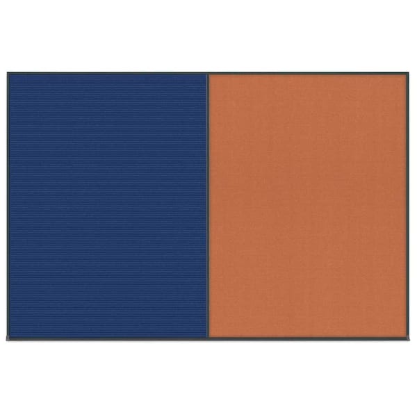 Enclosed Corkboard, 1 Door, 72"x36", 4" Fra